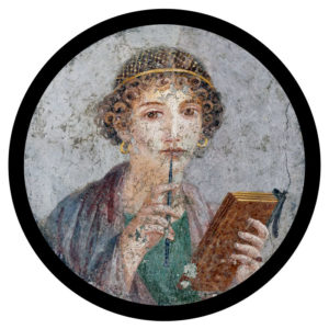 Safo. Fresco pompeyano